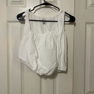 A New Day White Sleeveless Blouse